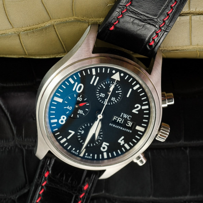 Alligator Leather Strap for IWC Pilot