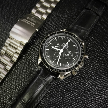 Alligator Leather Strap for Omega Speedmaster