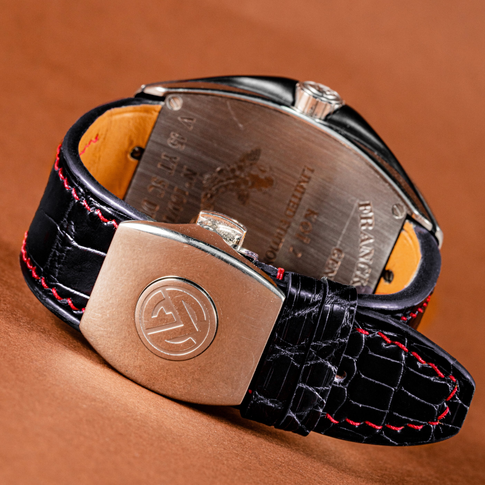 Alligator Leather Strap for Franck Muller Vanguard