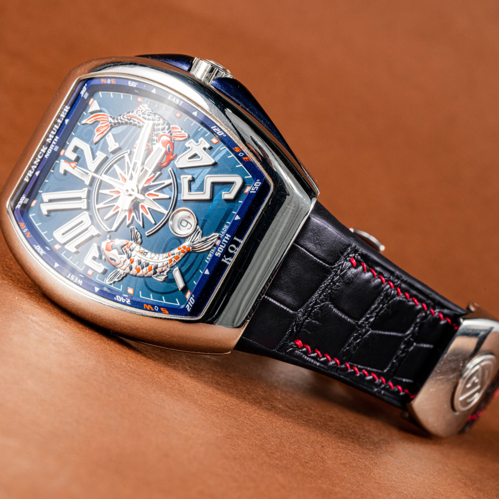 Alligator Leather Strap for Franck Muller Vanguard
