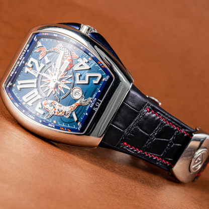 Alligator Leather Strap for Franck Muller Vanguard