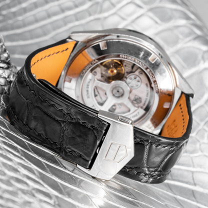 Alligator Leather Strap for Tag Heuer Carrera