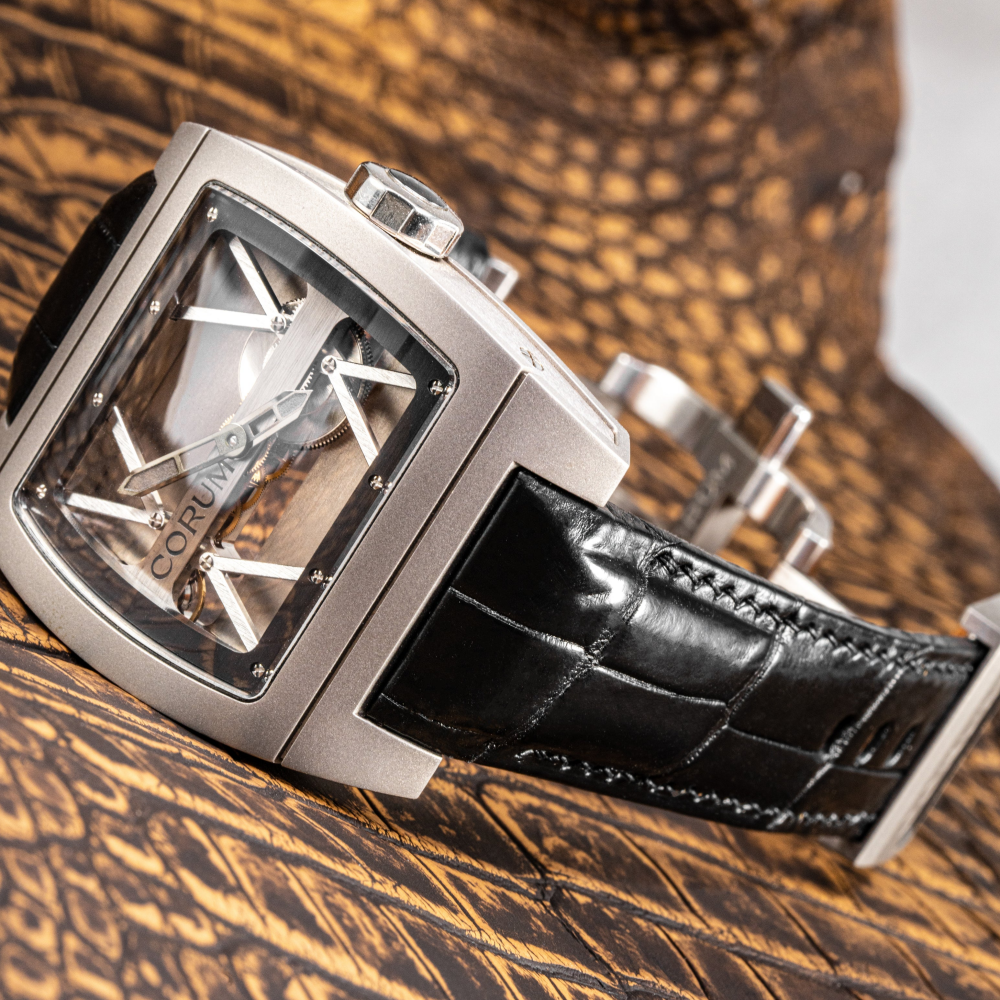 Alligator Leather Strap for Corum