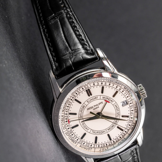 Alligator Leather Strap for Patek Philippe Weekly Calendar