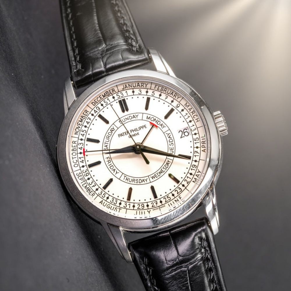 Alligator Leather Strap for Patek Philippe Weekly Calendar