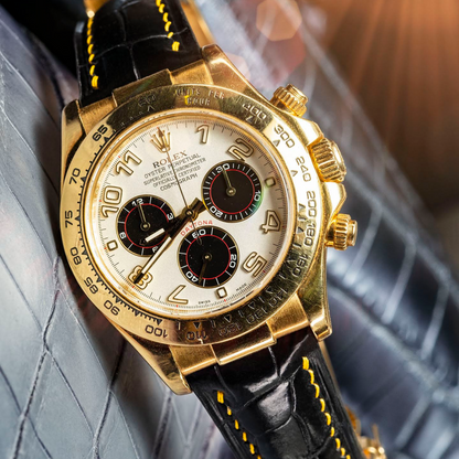 Rolex Daytona Alligator Leather Strap – Deployant Clasp Compatible