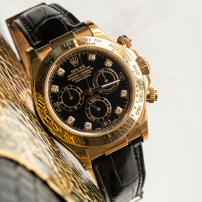 Rolex Daytona Alligator Leather Strap – Deployant Clasp Compatible