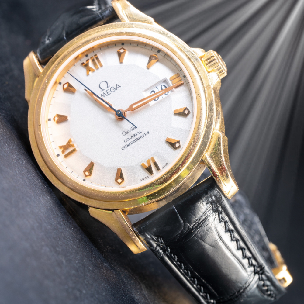 Omega De Ville Alligator Leather Strap