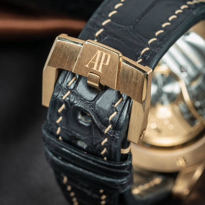 Alligator Leather Strap for Audemars Piguet Code 11.59