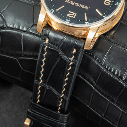 Alligator Leather Strap for Audemars Piguet Code 11.59
