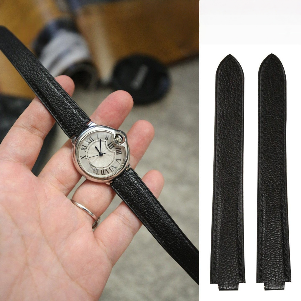 Chevre Leather Strap for Cartier Ballon Bleu