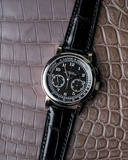 Alligator Leather Strap for A. Lange & Söhne Flyback