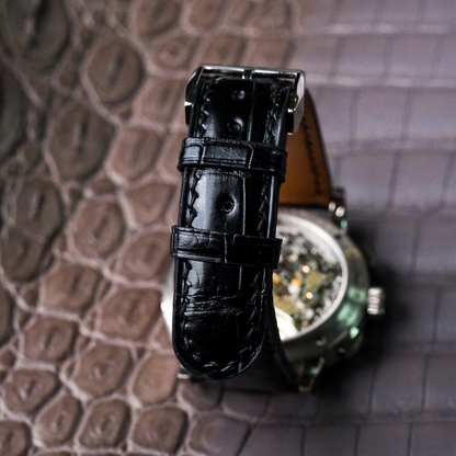 Alligator Leather Strap for A. Lange & Söhne Flyback