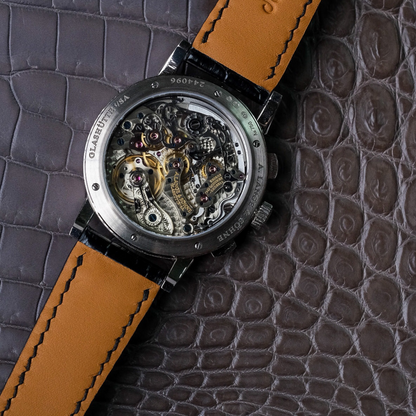 Alligator Leather Strap for A. Lange & Söhne Flyback