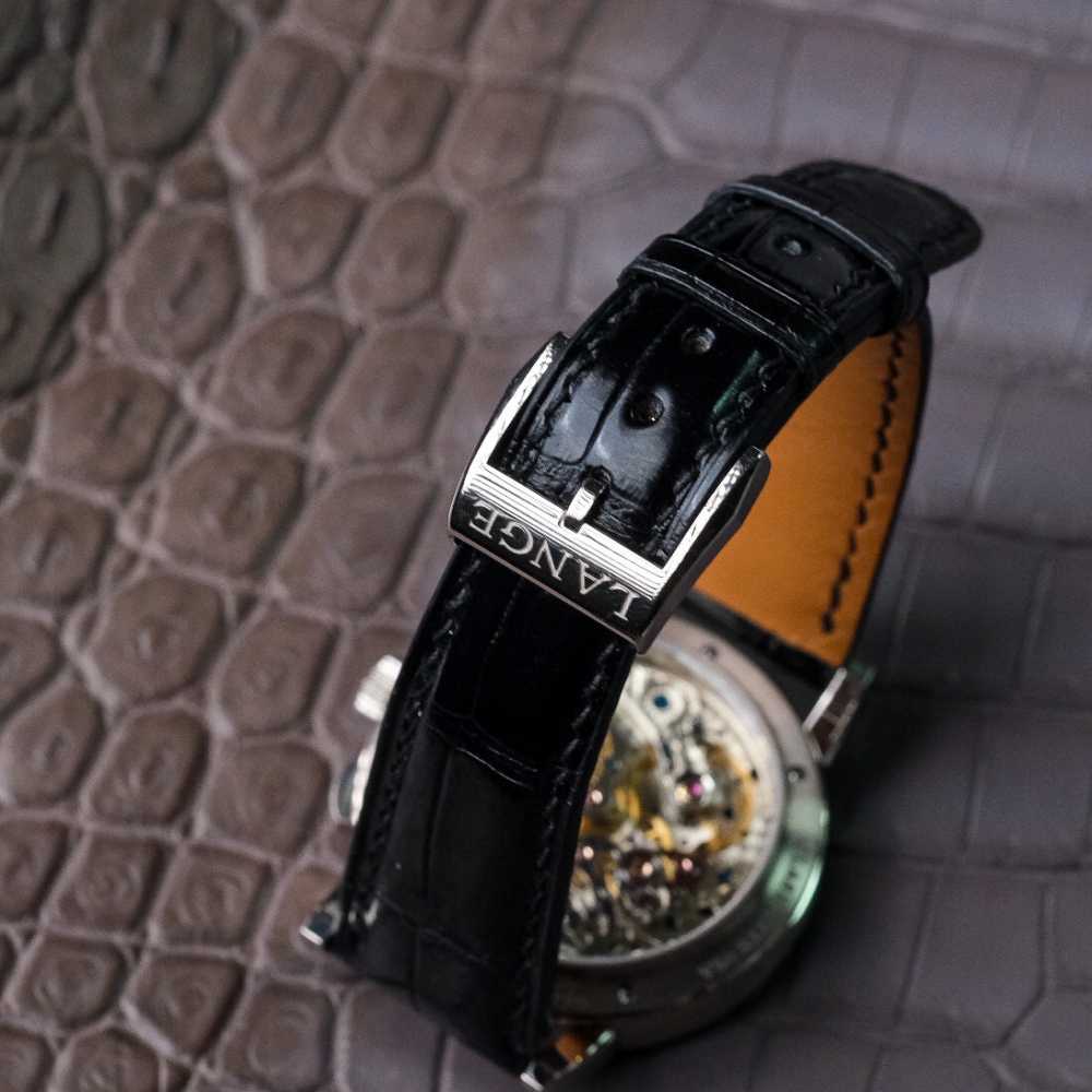 Alligator Leather Strap for A. Lange & Söhne Flyback