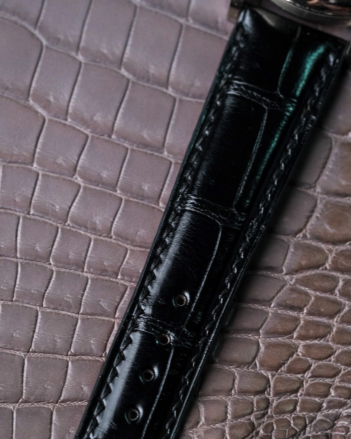 Alligator Leather Strap for A. Lange & Söhne Flyback