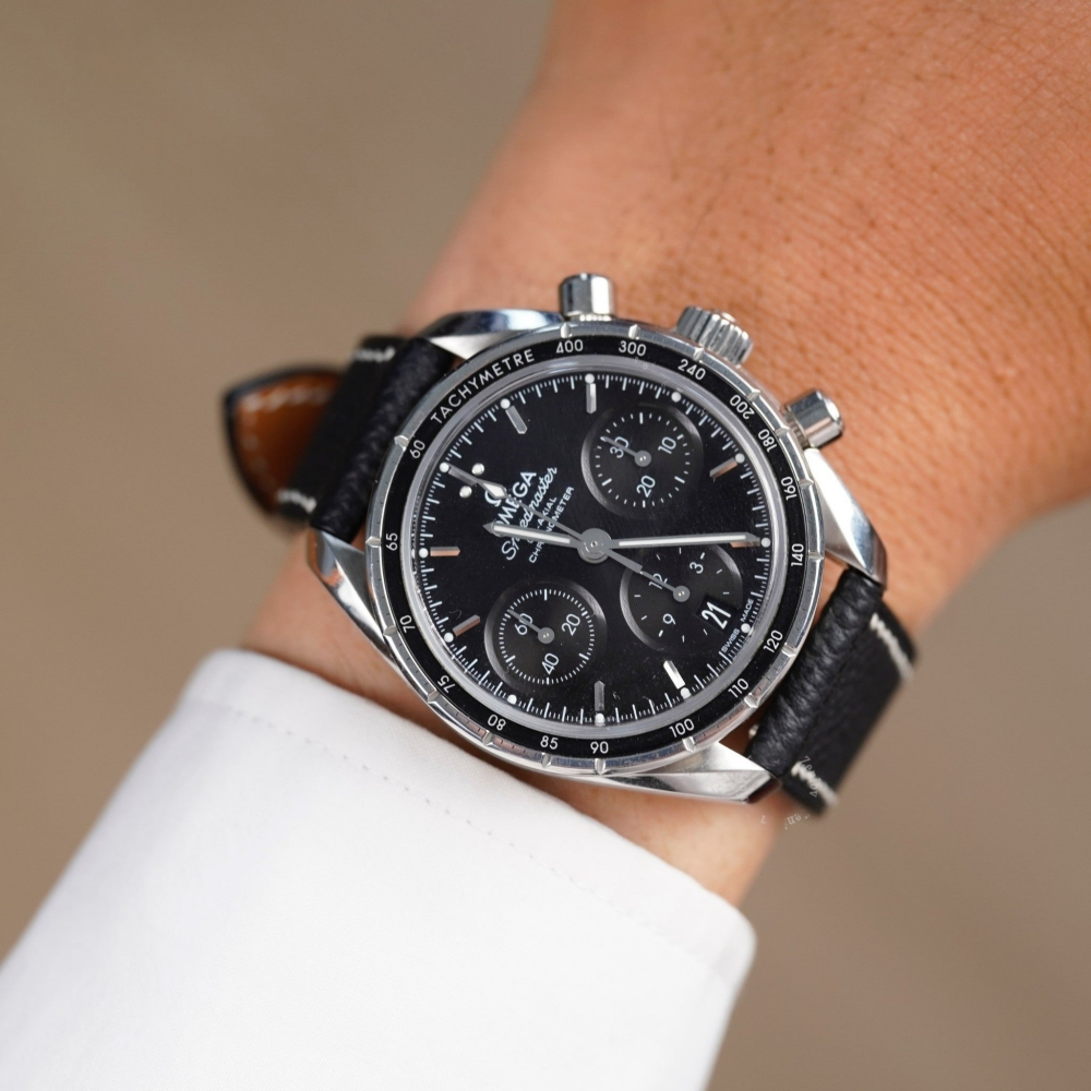 Omega Speedmaster Epsom Calfskin Leather Strap