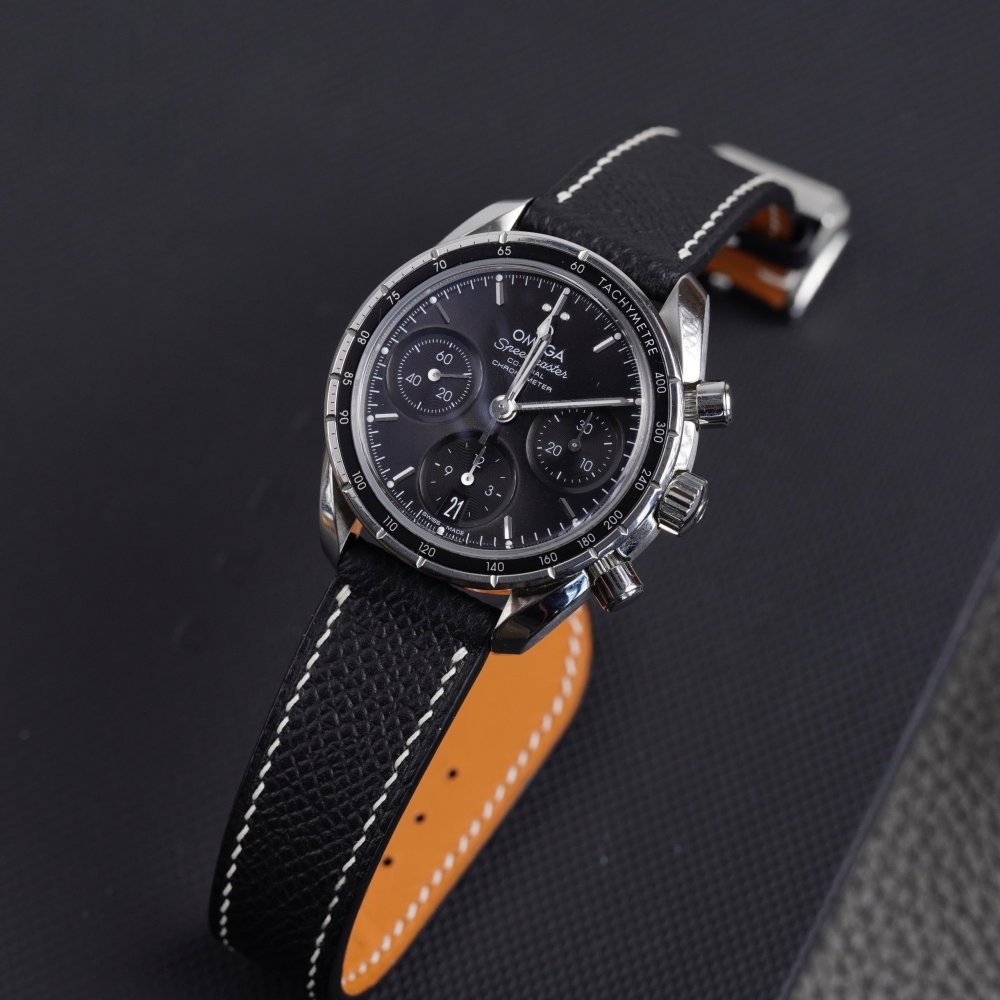 Omega Speedmaster Epsom Calfskin Leather Strap