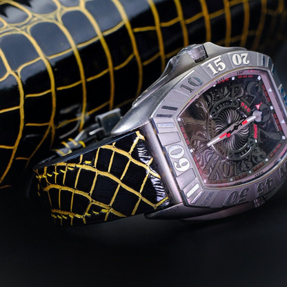 Alligator Leather Strap for Franck Muller Conquistador