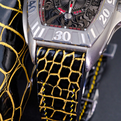 Alligator Leather Strap for Franck Muller Conquistador