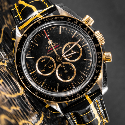 Alligator Leather Strap for Omega Speedmaster