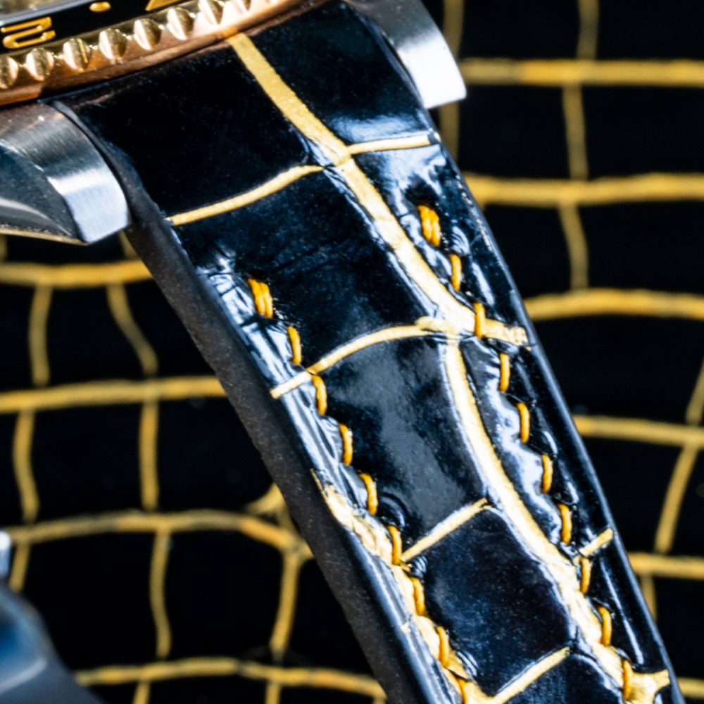 Alligator Leather Strap for Rolex GMT-Master II