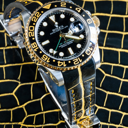 Alligator Leather Strap for Rolex GMT-Master II