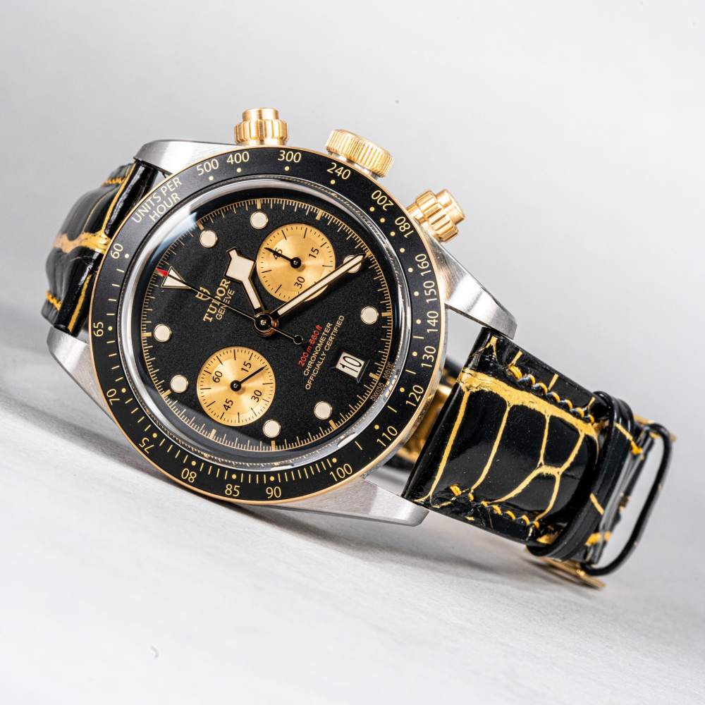 Alligator Leather Strap for Tudor Black Bay