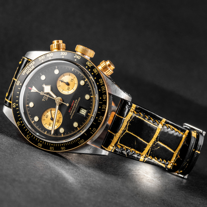 Alligator Leather Strap for Tudor Black Bay