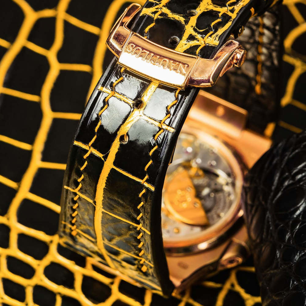Alligator Leather Strap for Patek Philippe Nautilus