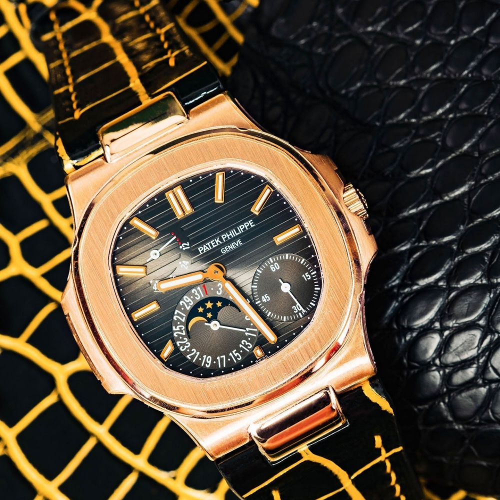 Alligator Leather Strap for Patek Philippe Nautilus