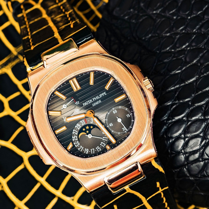 Alligator Leather Strap for Patek Philippe Nautilus