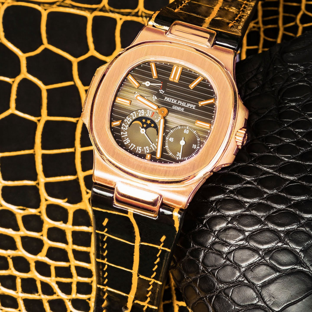 Alligator Leather Strap for Patek Philippe Nautilus