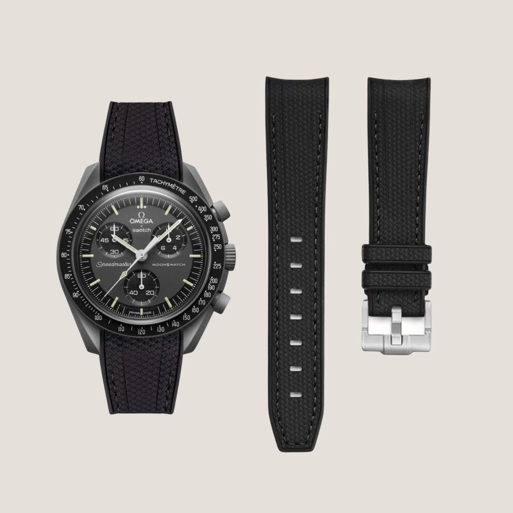MoonSwatch Mission to Mercury FKM Rubber Strap