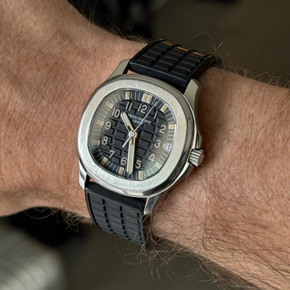FKM Rubber Strap for Patek Philippe Aquanaut Straight End
