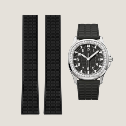 FKM Rubber Strap for Patek Philippe Aquanaut Straight End