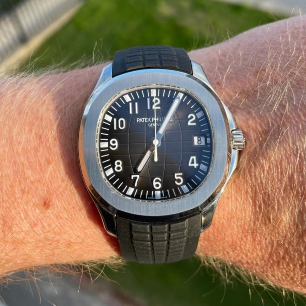 FKM Rubber Strap for Patek Philippe Aquanaut Curved End