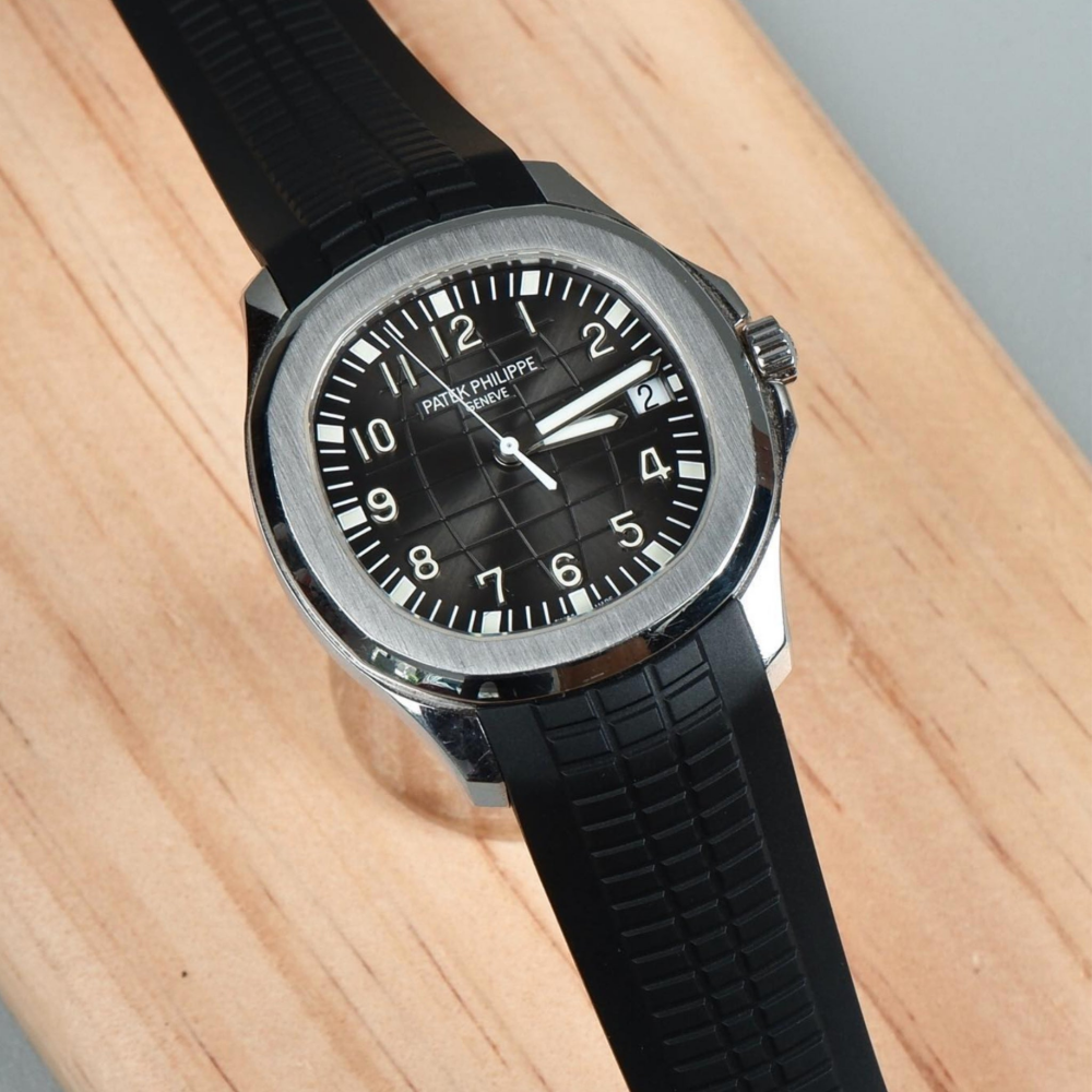 FKM Rubber Strap for Patek Philippe Aquanaut Curved End