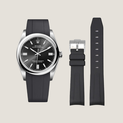 FKM Rubber Strap for Rolex Oyster Perpetual 36mm Tang Buckle