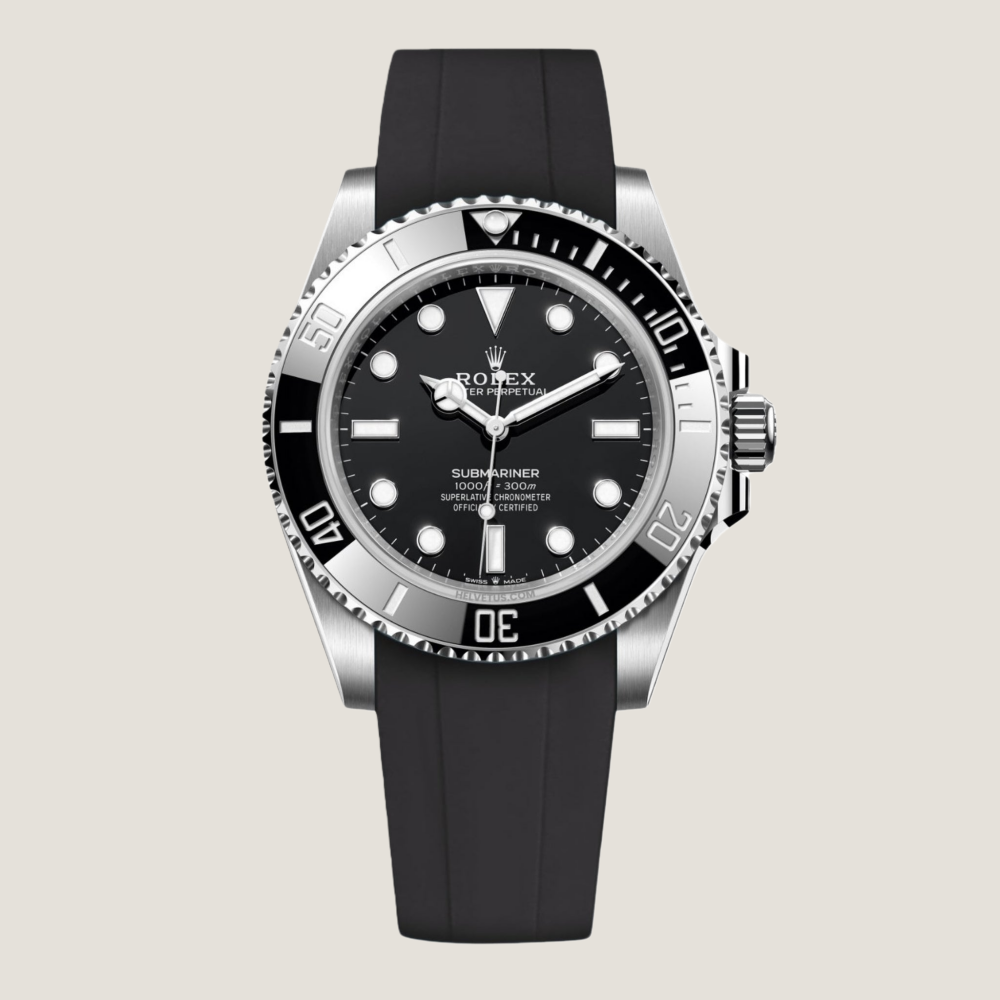 FKM Rubber Strap for Rolex Submariner Tang Buckle