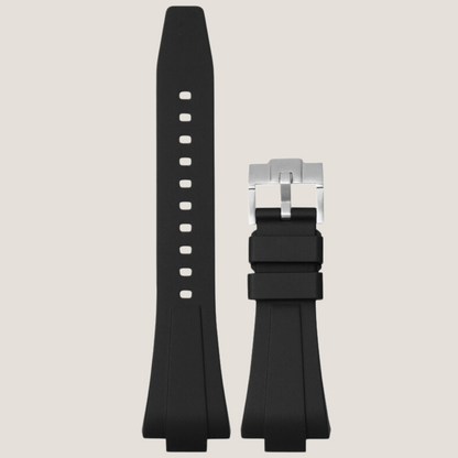 FKM Rubber Strap for Tissot PRX Pin Buckle