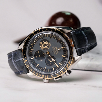 Alligator Leather Strap for Omega Speedmaster