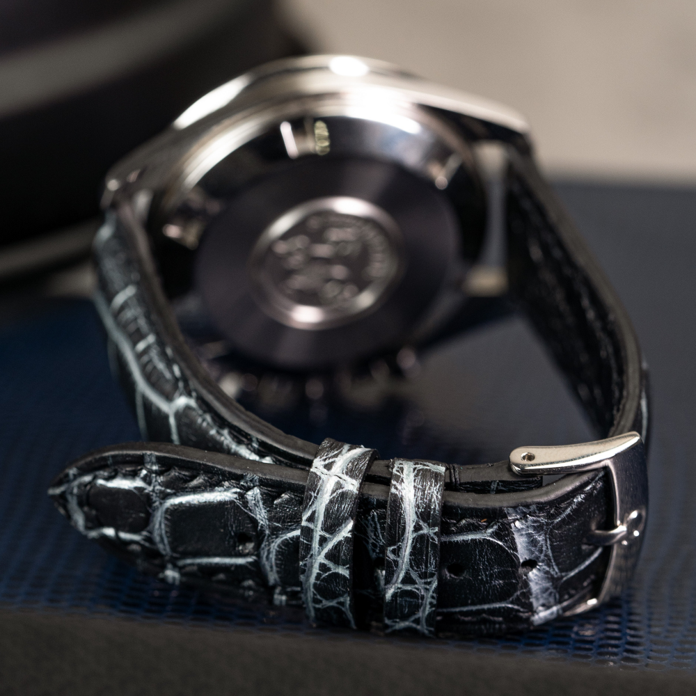 Alligator Leather Strap for Omega Speedmaster