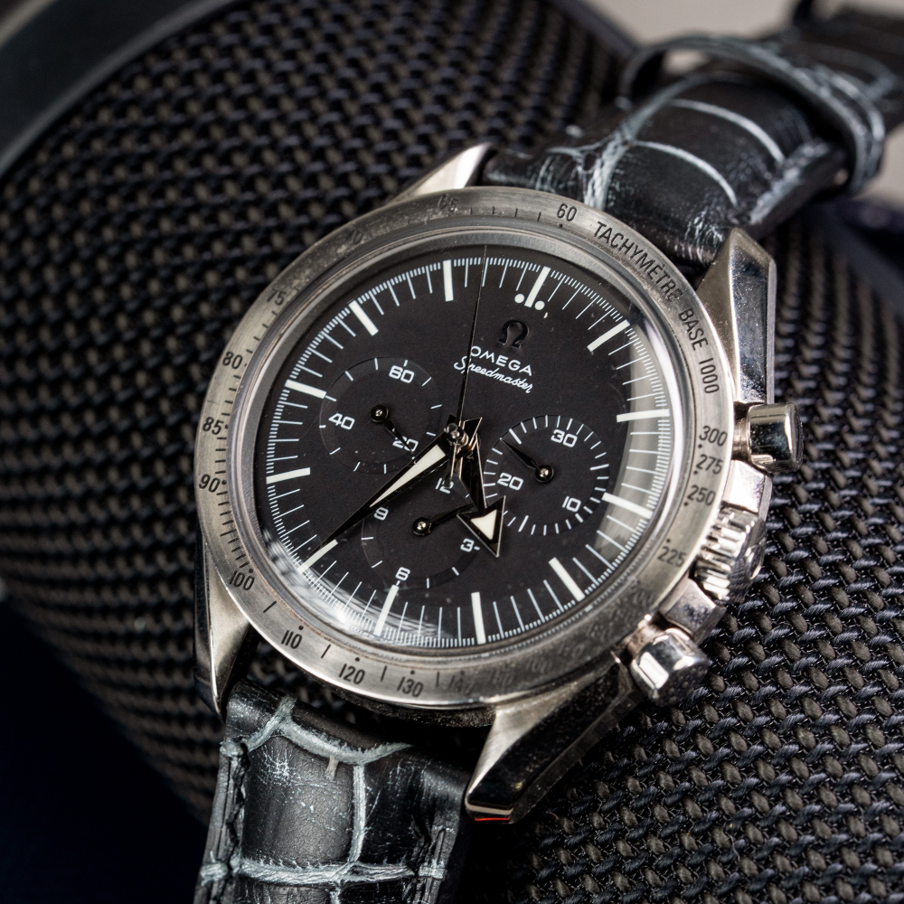 Alligator Leather Strap for Omega Speedmaster