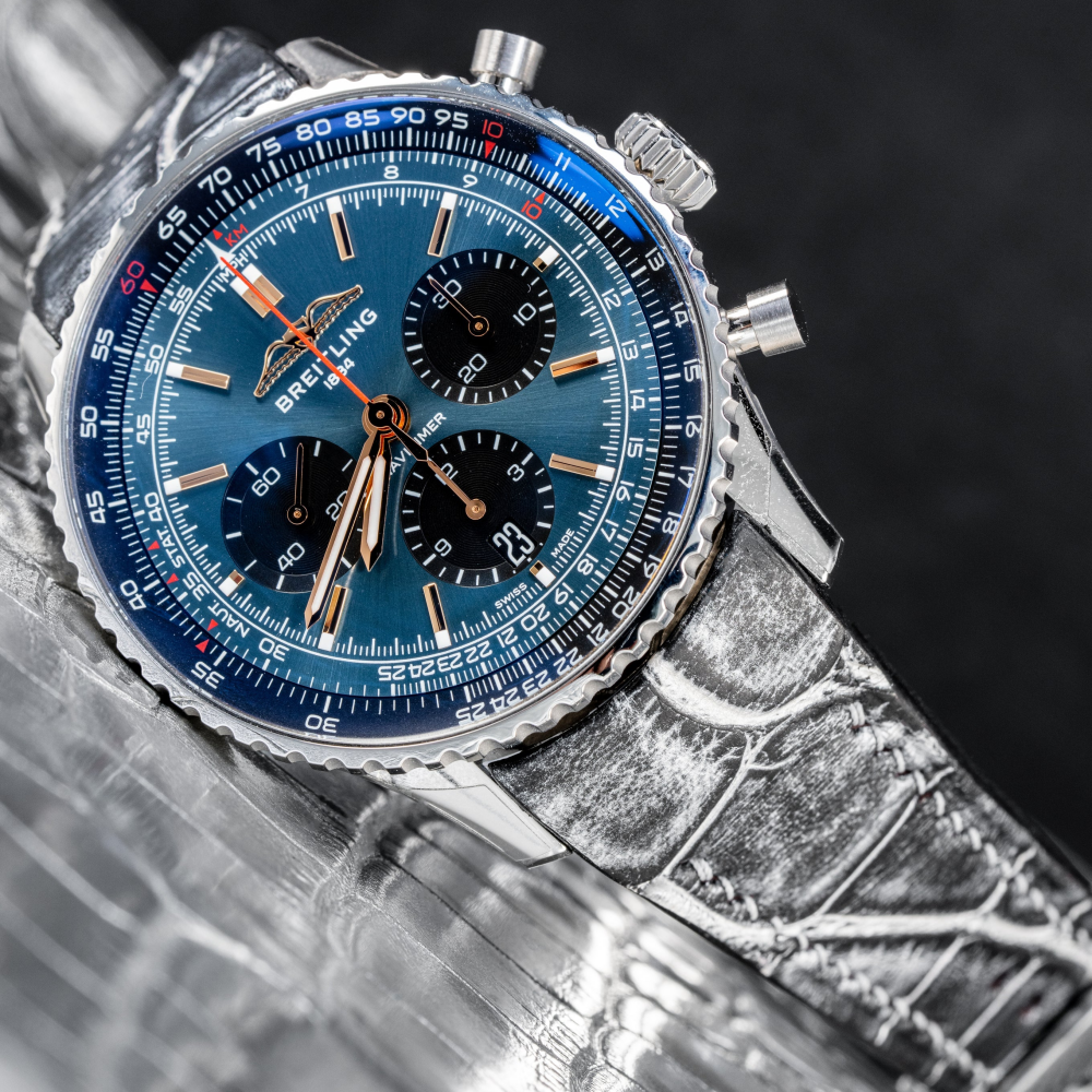 Alligator Leather Strap for Breitling