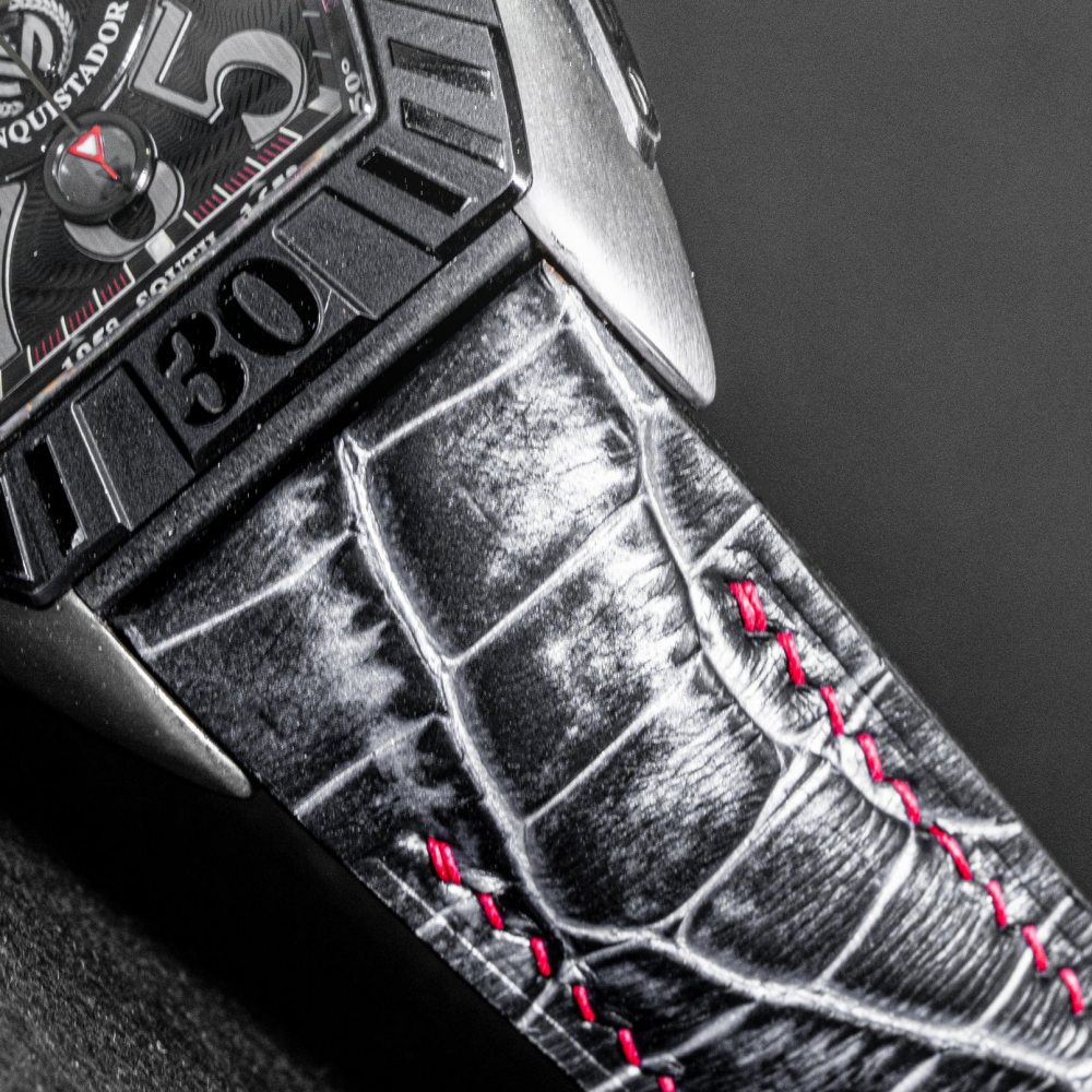 Alligator Leather Strap for Franck Muller Long Island