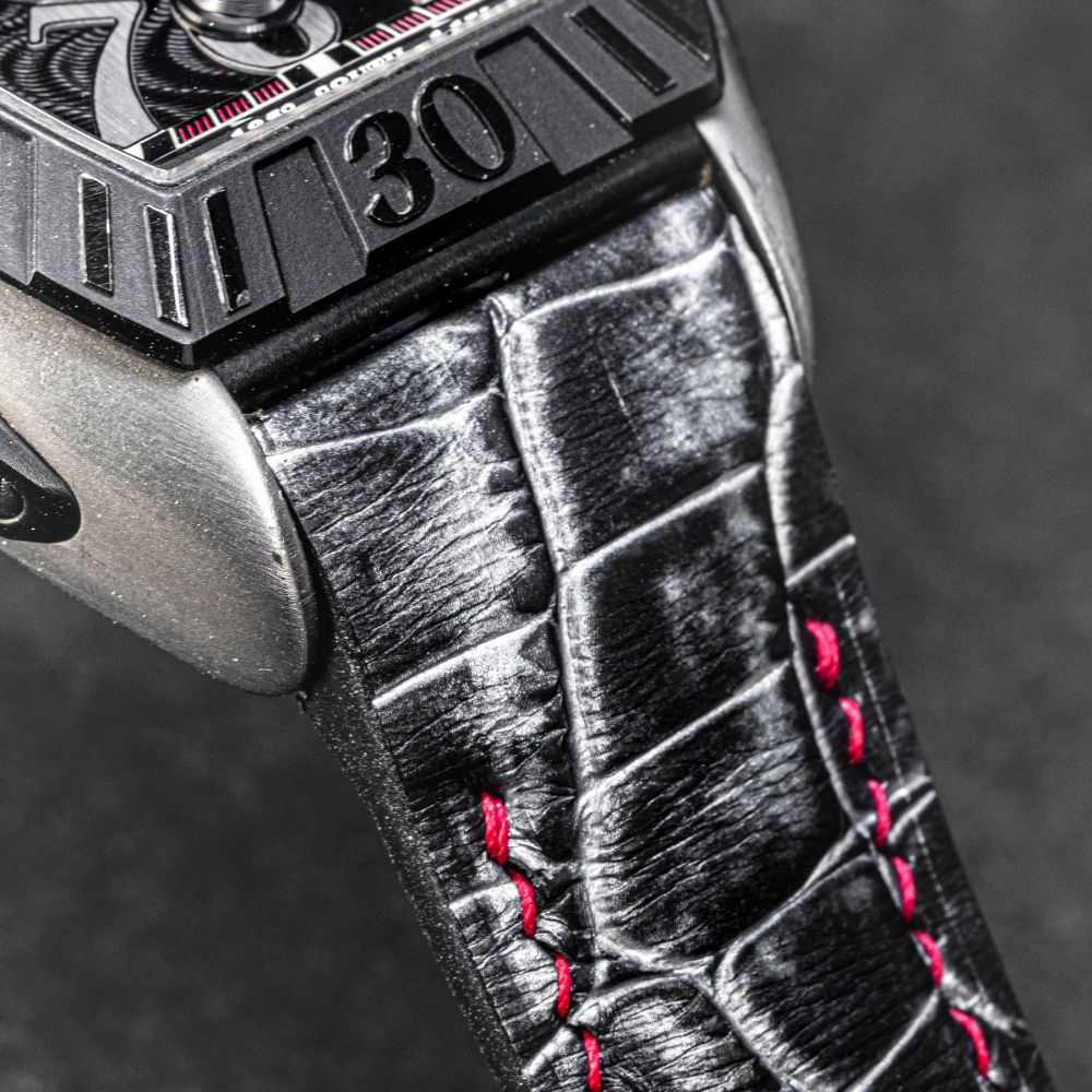 Alligator Leather Strap for Franck Muller Long Island