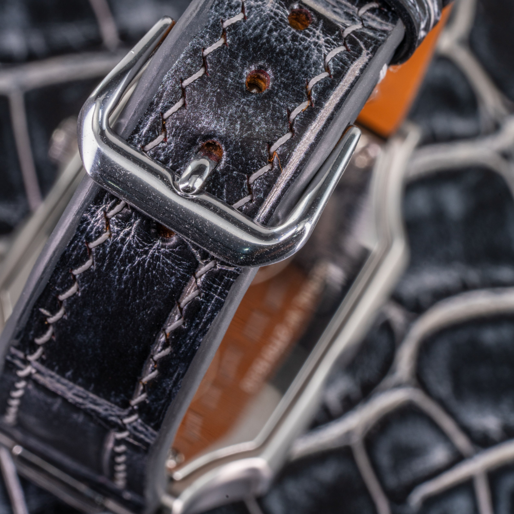 Alligator Leather Strap for Philip Stein