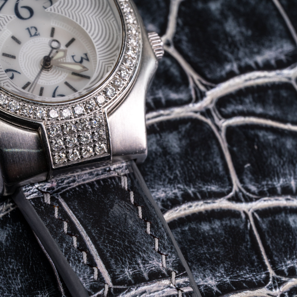 Alligator Leather Strap for Philip Stein