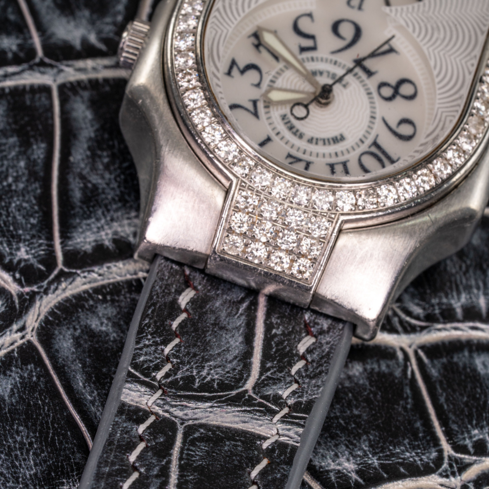 Alligator Leather Strap for Philip Stein